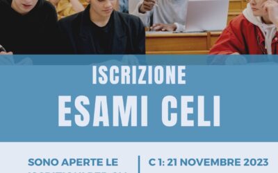 ISCRIZIONI ESAMI CELI – CPIA BENEVENTO